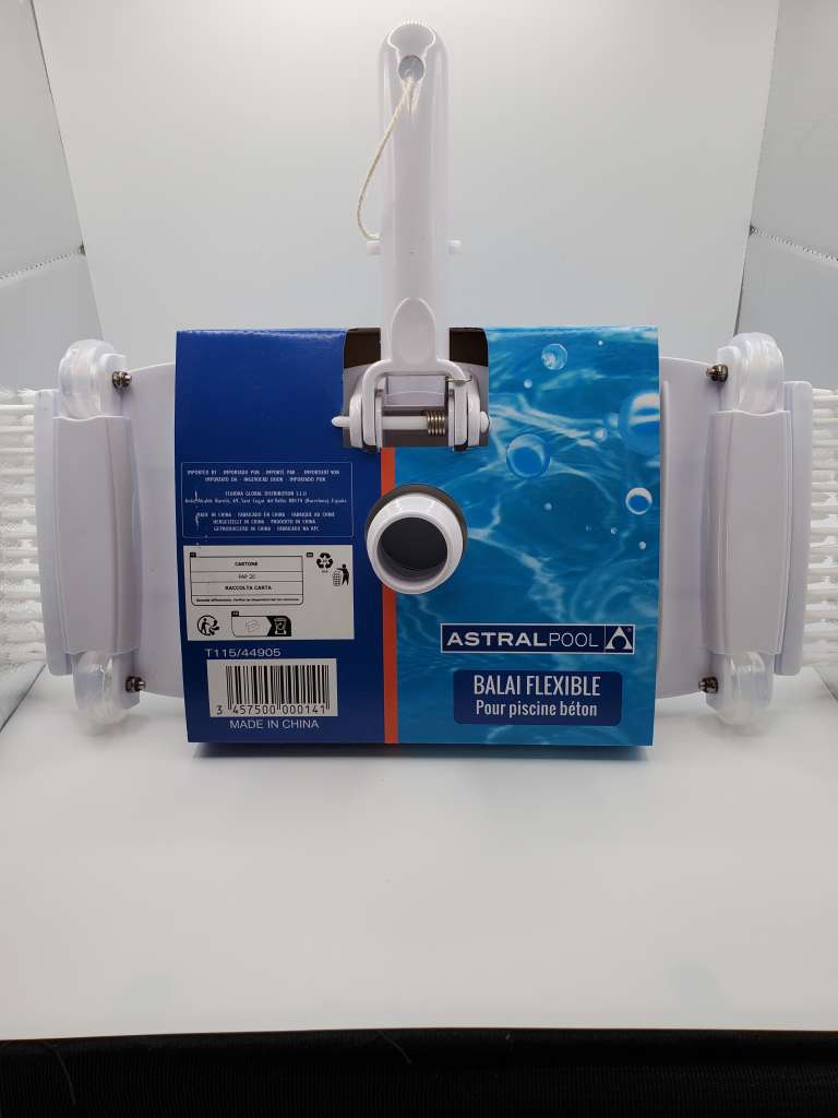 Tête de balai 8 roues à brosses