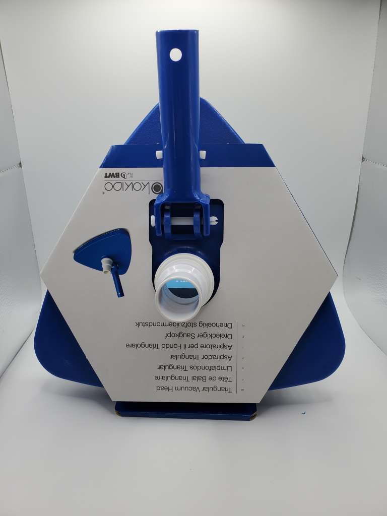 Tête de balai triangulaire